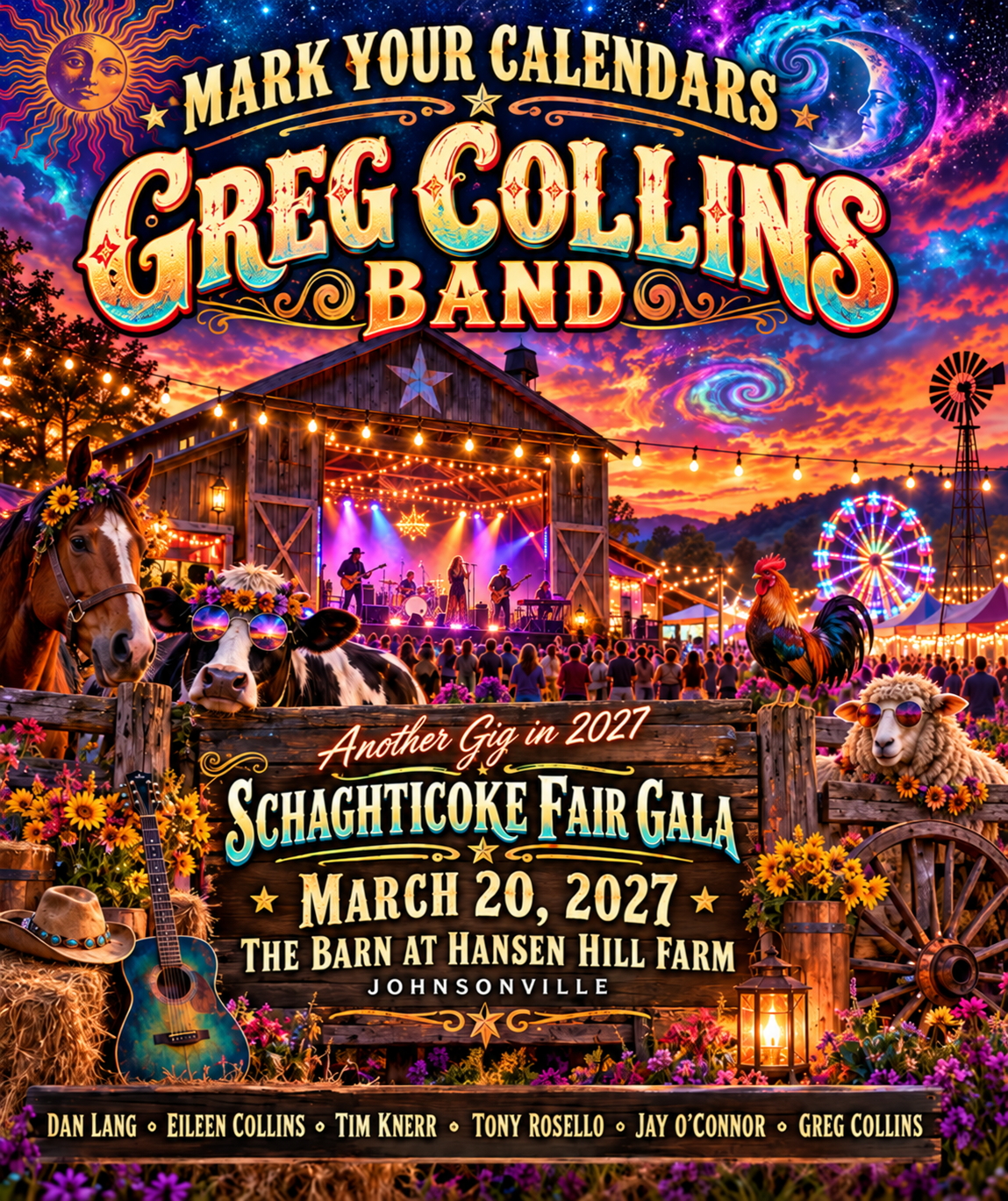Greg Collins Band at Schaghticoke Fair Gala - March 20, 2027